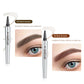 3D Waterproof Microblading Eyebrow Pen 4 Fork Tip Tattoo Pencil