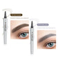 3D Waterproof Microblading Eyebrow Pen 4 Fork Tip Tattoo Pencil