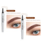 3D Waterproof Microblading Eyebrow Pen 4 Fork Tip Tattoo Pencil