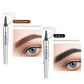 3D Waterproof Microblading Eyebrow Pen 4 Fork Tip Tattoo Pencil