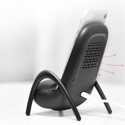 Portable Creative Mini Wireless Charger with Loudspeaker