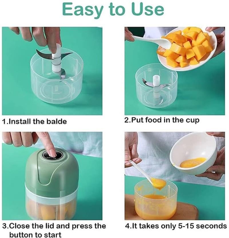 🎅Christmas promotion 40% off🎊USB Rechargeable Electric Garlic Grinder