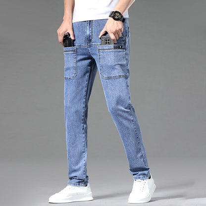 👖 Multi-Pocket Stretch Men's Jeans