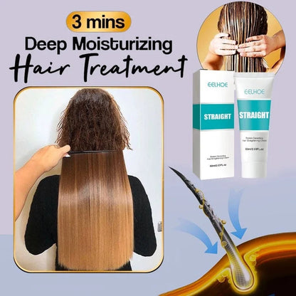 Save 45% on limited time purchase ✨ Silk and Keratin Treatment Hair Straightening Cream