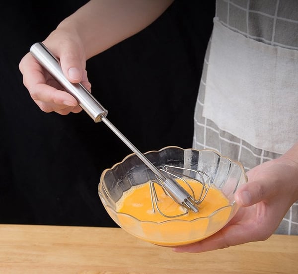 🌟🌟(HOT SALE ) Stainless Steel Semi-Automatic Whisk