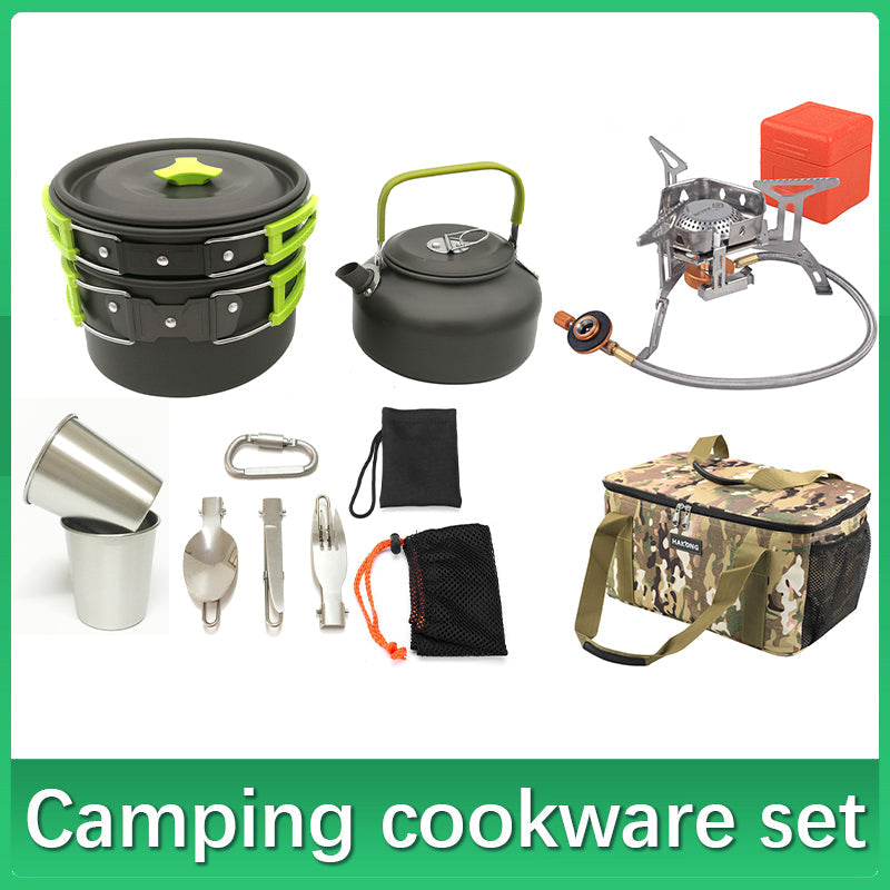 🔥Clearance Sale Limited Time Offe🔥Camping Cookware and Cutlery Set