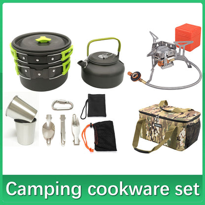 🔥Clearance Sale Limited Time Offe🔥Camping Cookware and Cutlery Set