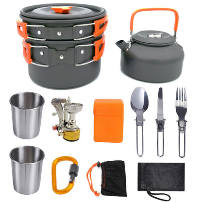 🔥Clearance Sale Limited Time Offe🔥Camping Cookware and Cutlery Set