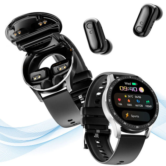 🔥New Year Special 49% OFF🔥2 IN 1 SMARTWATCH WITH EARPHONES