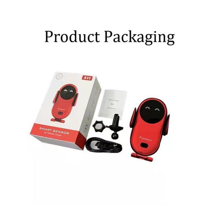 🎇 Smart car wireless charger phone holder