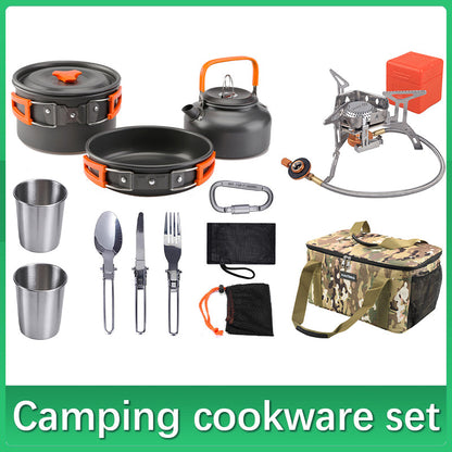 🔥Clearance Sale Limited Time Offe🔥Camping Cookware and Cutlery Set