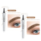 3D Waterproof Microblading Eyebrow Pen 4 Fork Tip Tattoo Pencil