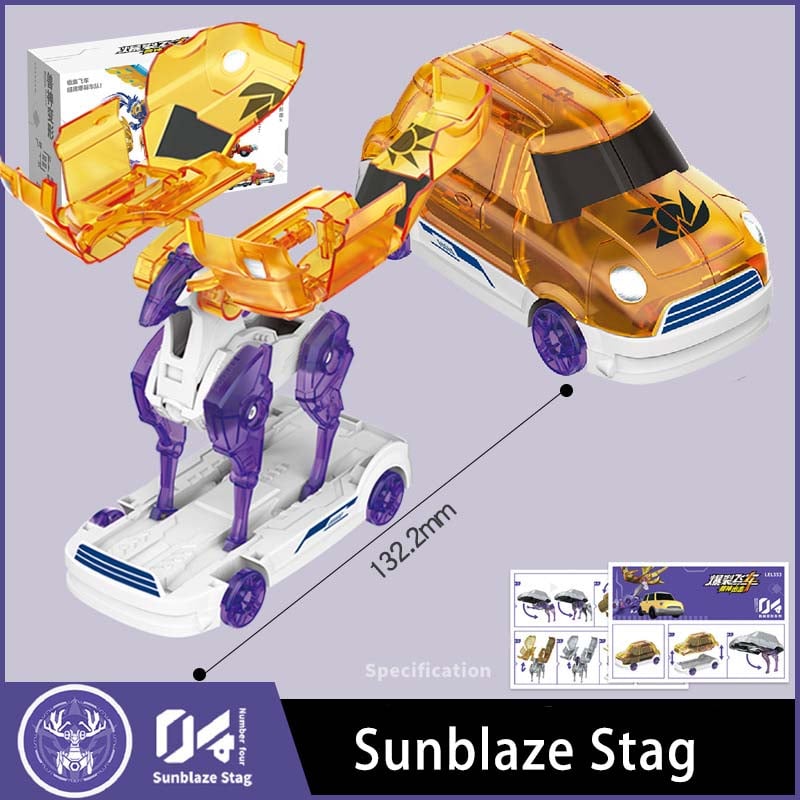 🎉The Best Gift For Children -🔥720° Flip & Morph Toy Car