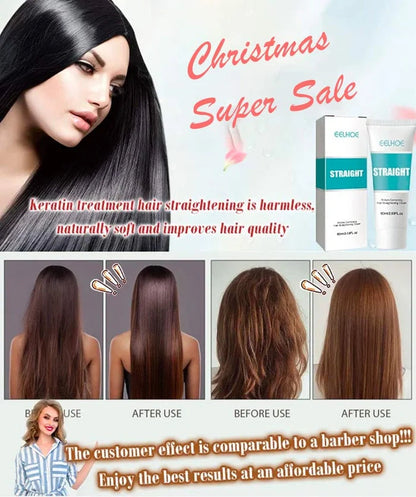 Save 45% on limited time purchase ✨ Silk and Keratin Treatment Hair Straightening Cream