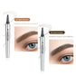 3D Waterproof Microblading Eyebrow Pen 4 Fork Tip Tattoo Pencil