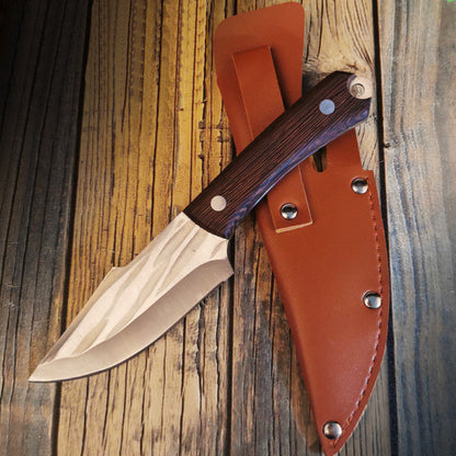 Meat Cleaver Knife (with leather cover)