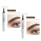 3D Waterproof Microblading Eyebrow Pen 4 Fork Tip Tattoo Pencil