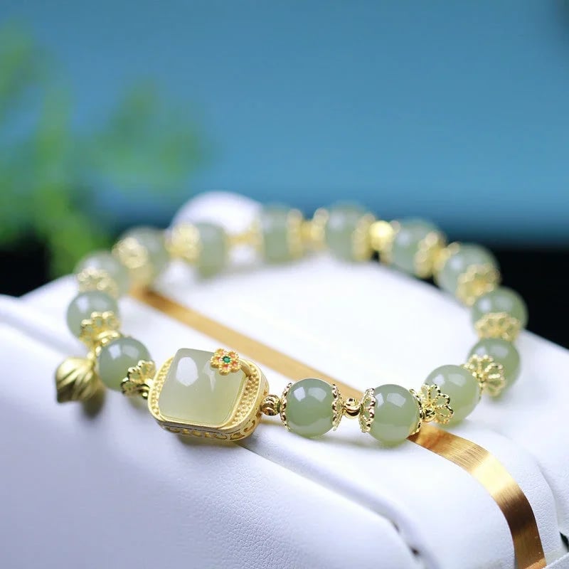 🔥 HOT SALE 🔥Hotan Jade Beaded Bracelet