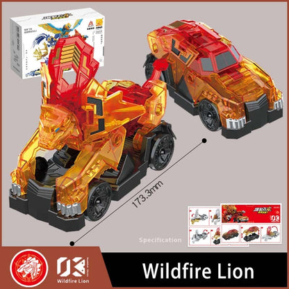 🎉The Best Gift For Children -🔥720° Flip & Morph Toy Car