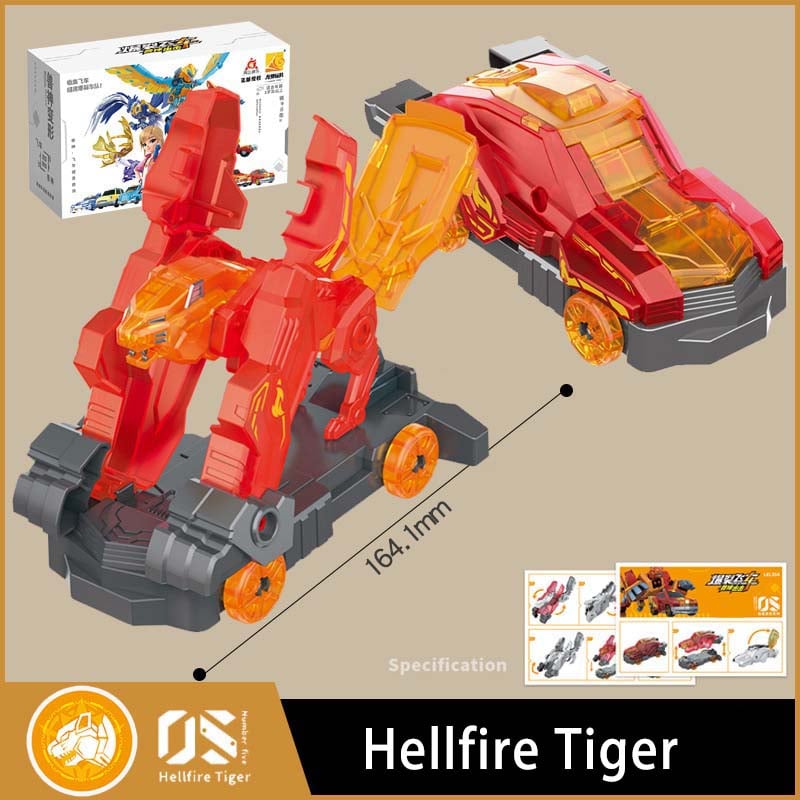 🎉The Best Gift For Children -🔥720° Flip & Morph Toy Car