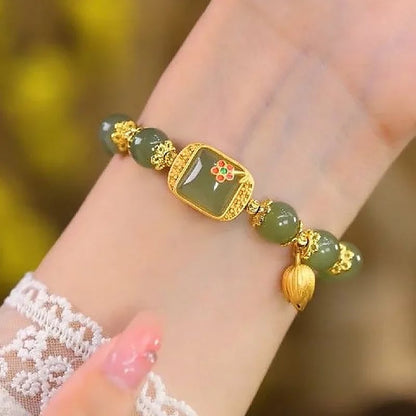 🔥 HOT SALE 🔥Hotan Jade Beaded Bracelet