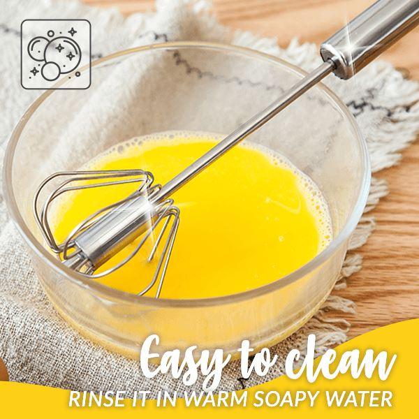 🌟🌟(HOT SALE ) Stainless Steel Semi-Automatic Whisk