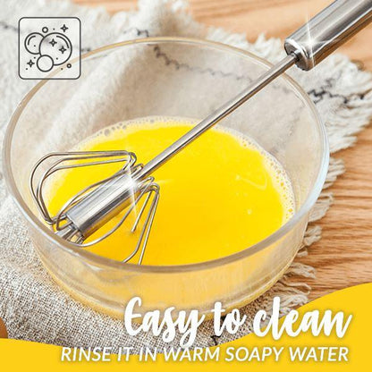 🌟🌟(HOT SALE ) Stainless Steel Semi-Automatic Whisk