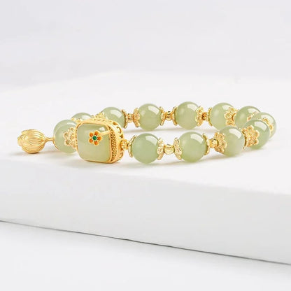 🔥 HOT SALE 🔥Hotan Jade Beaded Bracelet