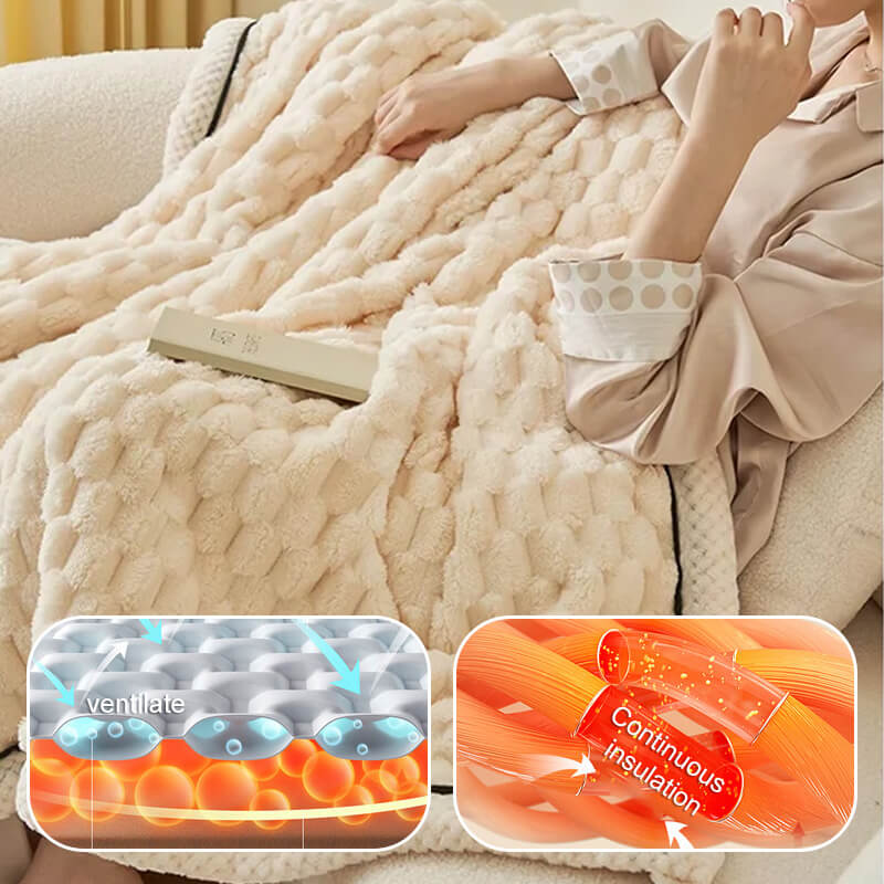 🔥Warm Gift🎁Warm Thick Flannel Blanket 🌟50% OFF🌟