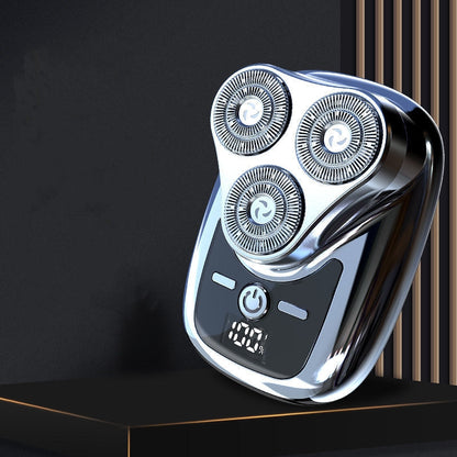 New Generation Three-blade Digital Display Electric Shaver With Original Stone
