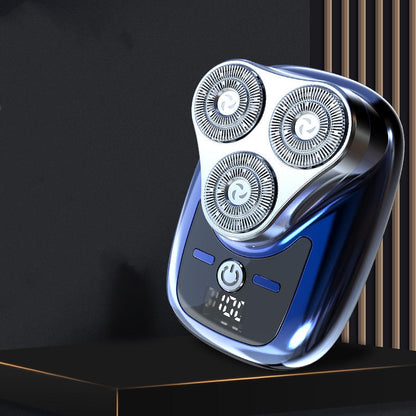 New Generation Three-blade Digital Display Electric Shaver With Original Stone