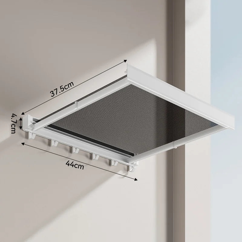 🎁Hot sale🎁Balcony Clothes Rack Wall-Mounted Retractable Storage Shelf