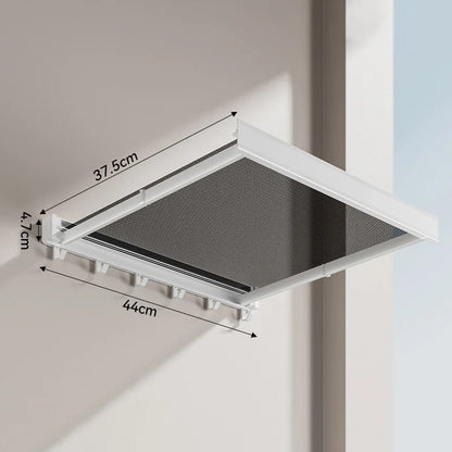 🎁Hot sale🎁Balcony Clothes Rack Wall-Mounted Retractable Storage Shelf