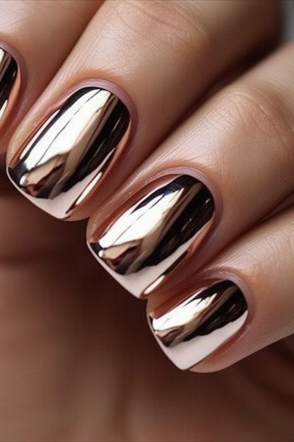 2023 Glamorous Metallic Mirror Nail Polish