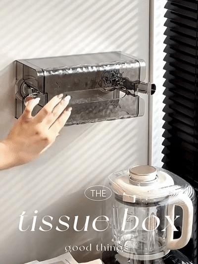 Self-contained Suction Cup Corrugated Wall Organizer