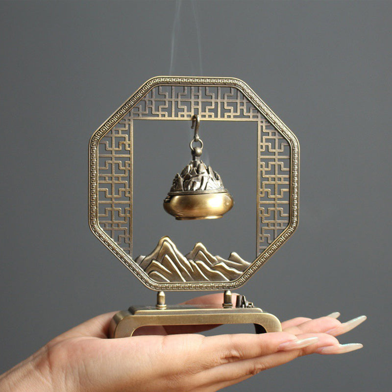 Auspicious Fortune Incense Burner (complimentary sandalwood incense)