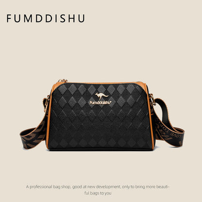 🎊Christmas Pre-sale-40% Off🎊Fashion Diamond Pattern Large Capacity 3-Layer Crossbody Bag