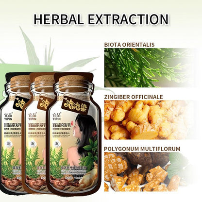 Plant ingredients hair coloring shampoo