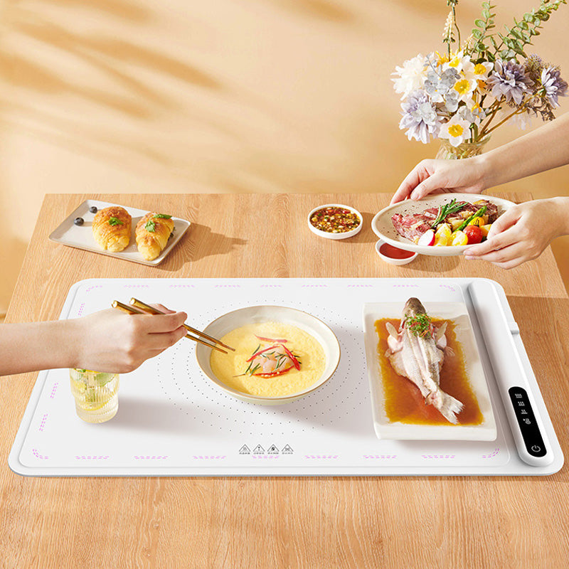 [Creative Gift] Smart Foldable Electric Heating Food Warmer Mat with Adjustable Temperature