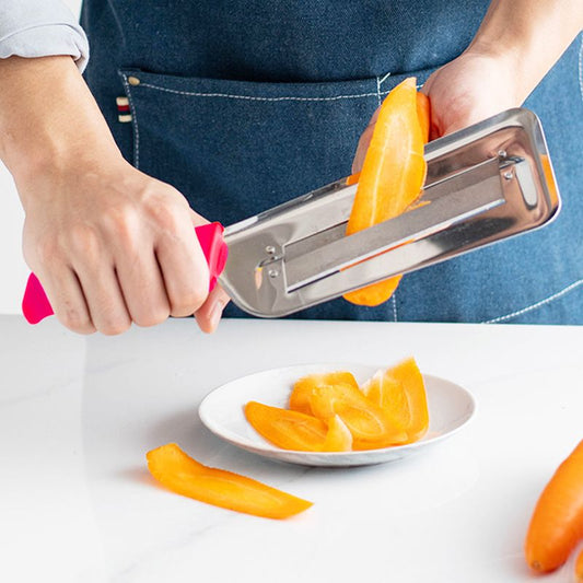 🔥New Year Special 49% OFF🔥Stainless Steel Double-layer Slicer - Best Kitchen Gift (Great Sale⛄BUY 2 Get 30% OFF)