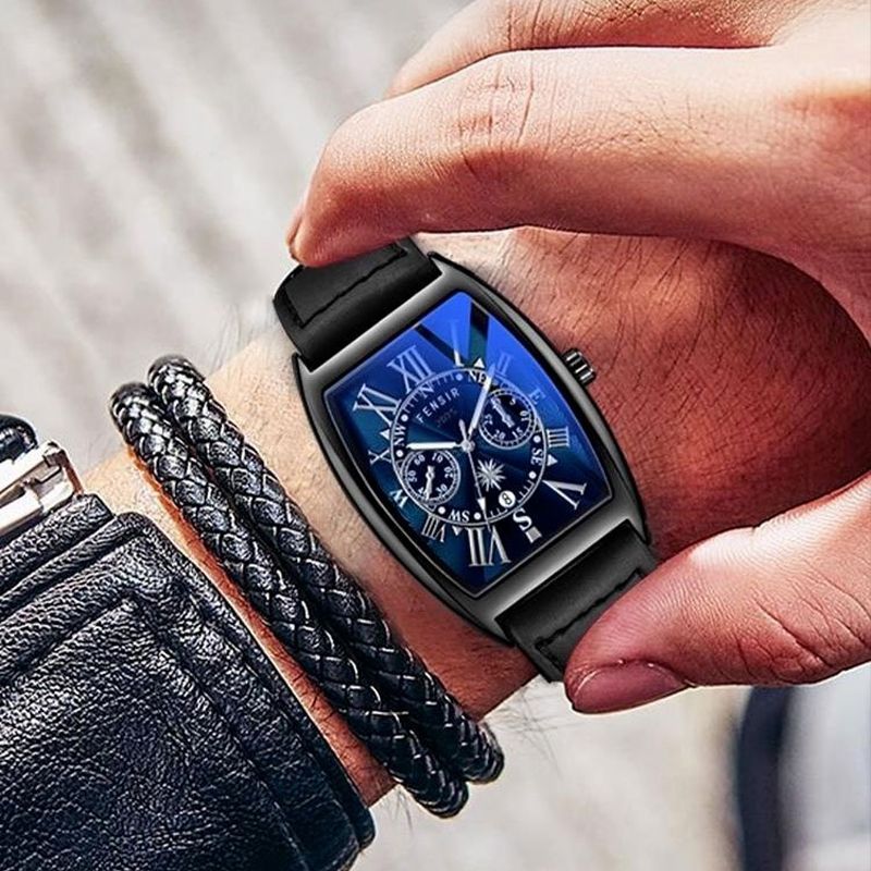 Gift Choice - Men’s Fashionable Large Dial Quartz Watch