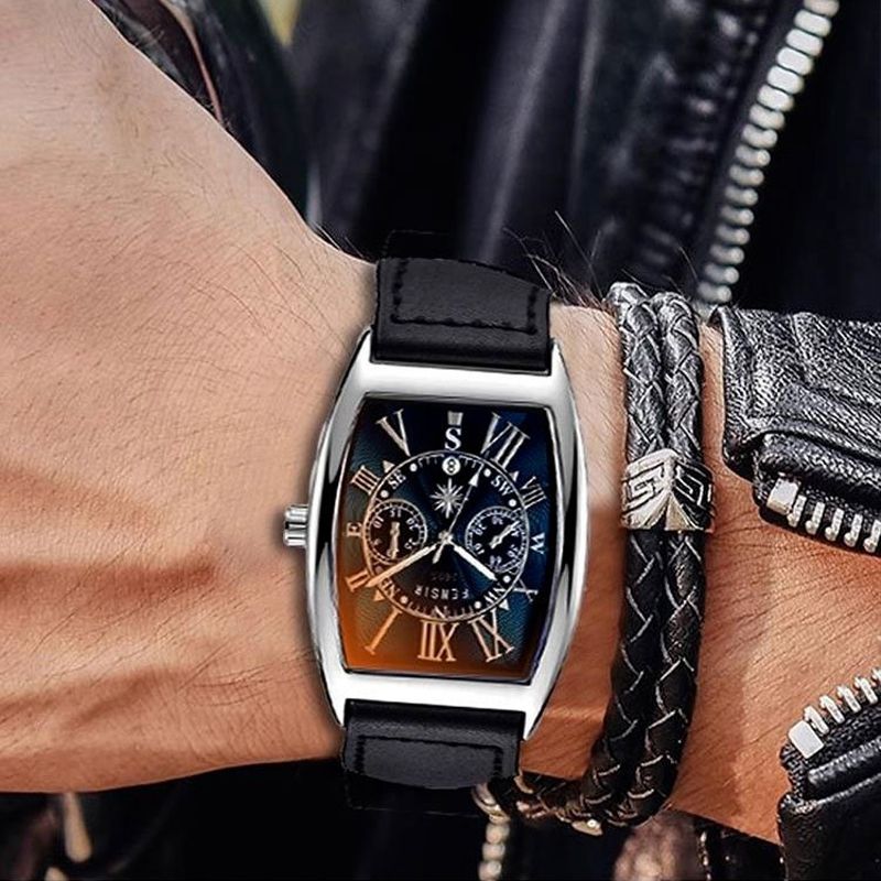 Gift Choice - Men’s Fashionable Large Dial Quartz Watch