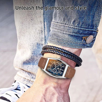 Gift Choice - Men’s Fashionable Large Dial Quartz Watch