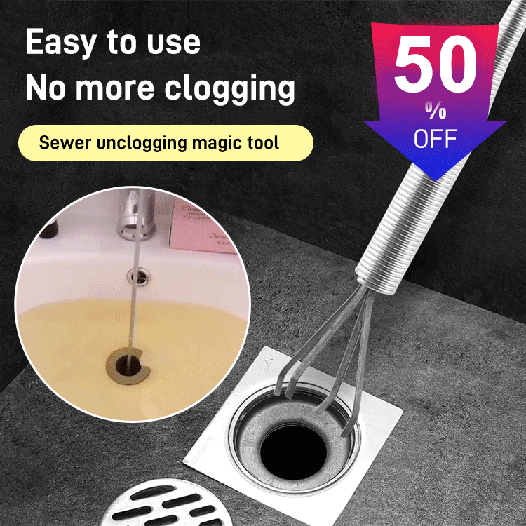 🔥New Year Special 49% OFF🔥Four-claw household sewer unclogger