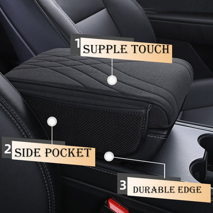 Universal Car Center Console Armrest Box Heighten Cover