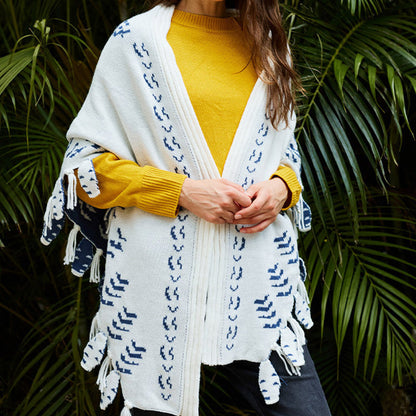 Retro Owl Knit Soft Warm Scarf Shawl
