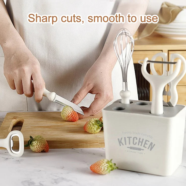 6 Pcs Kitchen Knives Set