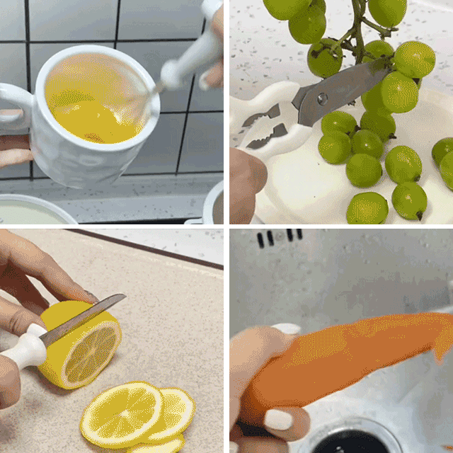 6 Pcs Kitchen Knives Set