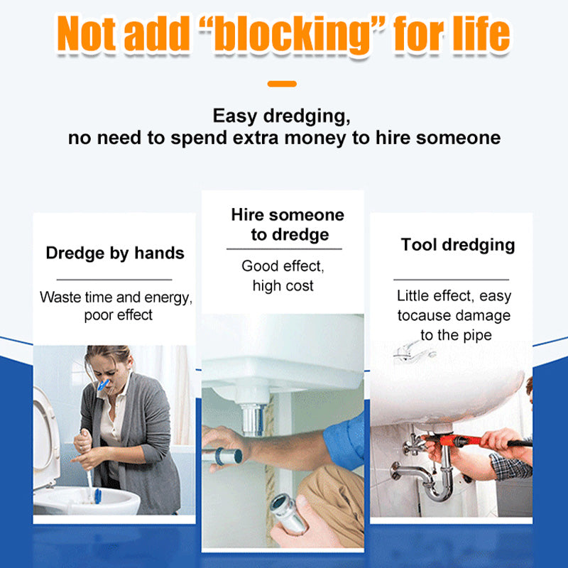 🔥New Year Special 49% OFF🔥All-In-One Drain Cleaner - Pipe Dredging & Caring