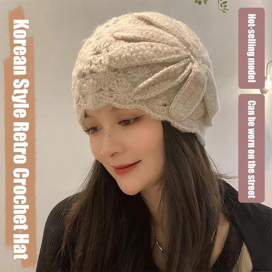 🔥New Year Special 49% OFF🔥Korean Style Retro Crochet Hat